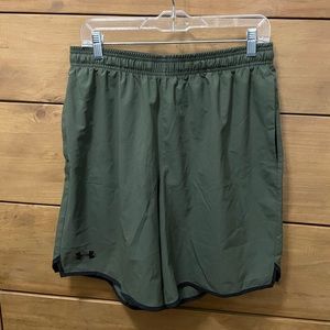 Green Under Armour Running Shorts